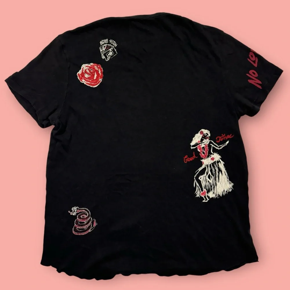 True Religion Y2K Goth Graphic Tee